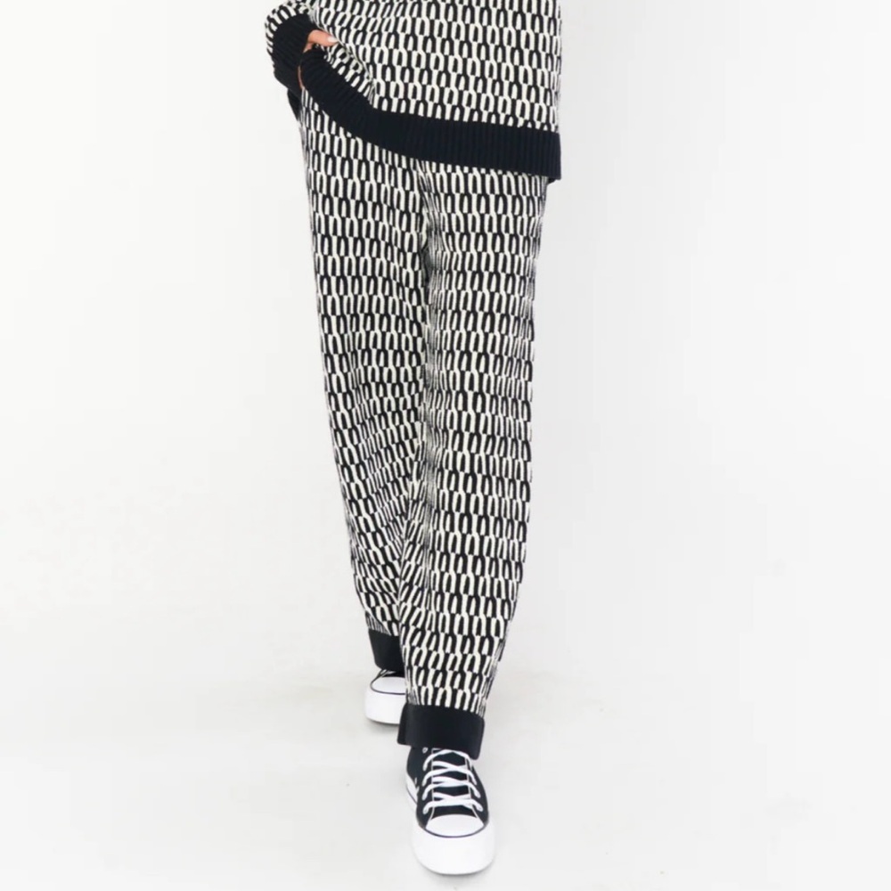 Show Me Your Mumu Samson Lounge Pants Metro Geo Knit